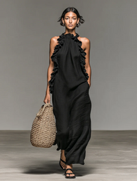 Lua| Abito Maxi con Tasche