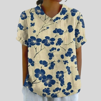 Top Floreale Confortevole ed Elegante