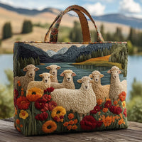 Borsa artigianale - Pecore sul Lago