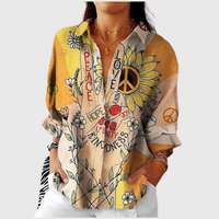 Blusa leggera e colorata con stampa