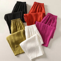 Amalia™ | Pantaloni morbidi in cotone e lino