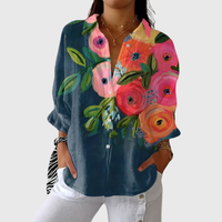 Blusa leggera e colorata stampata