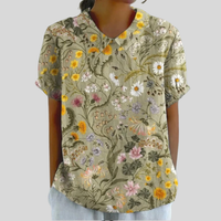 Top Floreale Confortevole ed Elegante