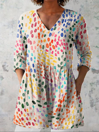 Bernadette | Blusa lunga con scollo a V