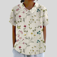 Top Floreale Confortevole ed Elegante