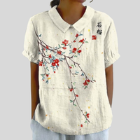 Top Floreale Confortevole ed Elegante