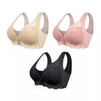 Giulia | Reggiseno modellante senza ferretto con chiusura frontale (CONFEZIONE DA 3)