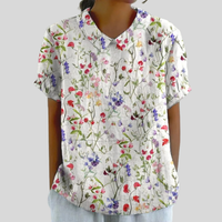 Top Floreale Confortevole ed Elegante