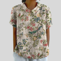 Top Floreale Confortevole ed Elegante