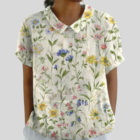 Top Floreale Confortevole ed Elegante