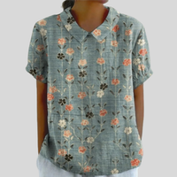 Top Floreale Confortevole ed Elegante