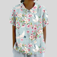 Top Floreale Confortevole ed Elegante