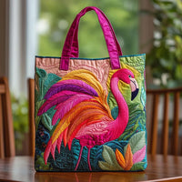 Borsa trapuntata - Fenicottero Arcobaleno