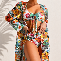 Marie | Bikini tropicale elegante a 3 pezzi Marie