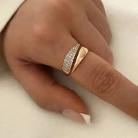 Maddalena | anello con pietre scintillanti