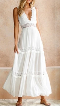 Nicoletta | pizzo boho e schiena scoperta
