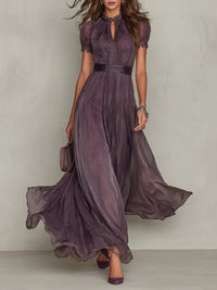 Ashley | Vestito Maxi Chiffon Vintage Elegante