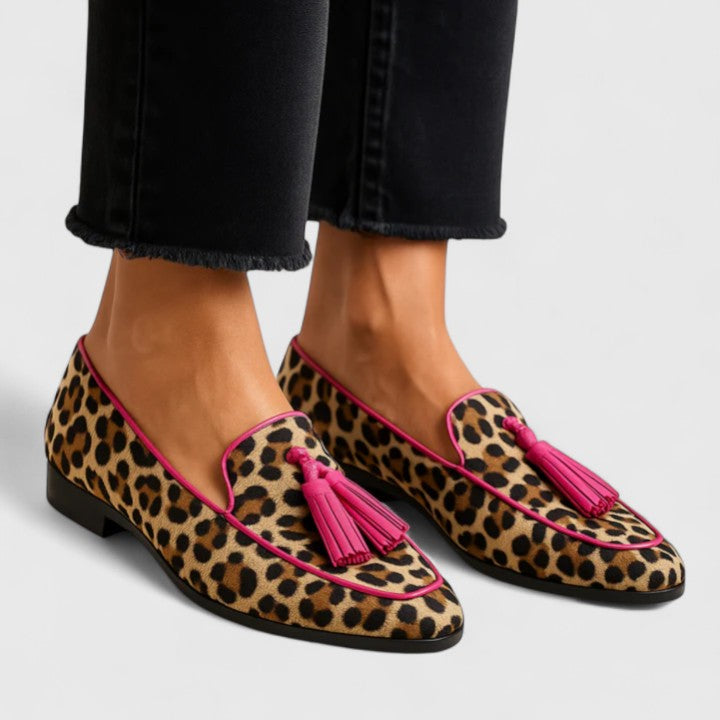 Zaira mocassini leopardato