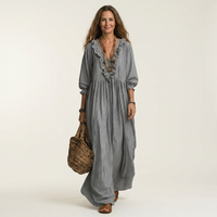 Rosalinda | righe e volant elegante