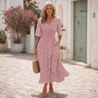 Francesca | Elegante abito midi con taglio che nasconde il ventre